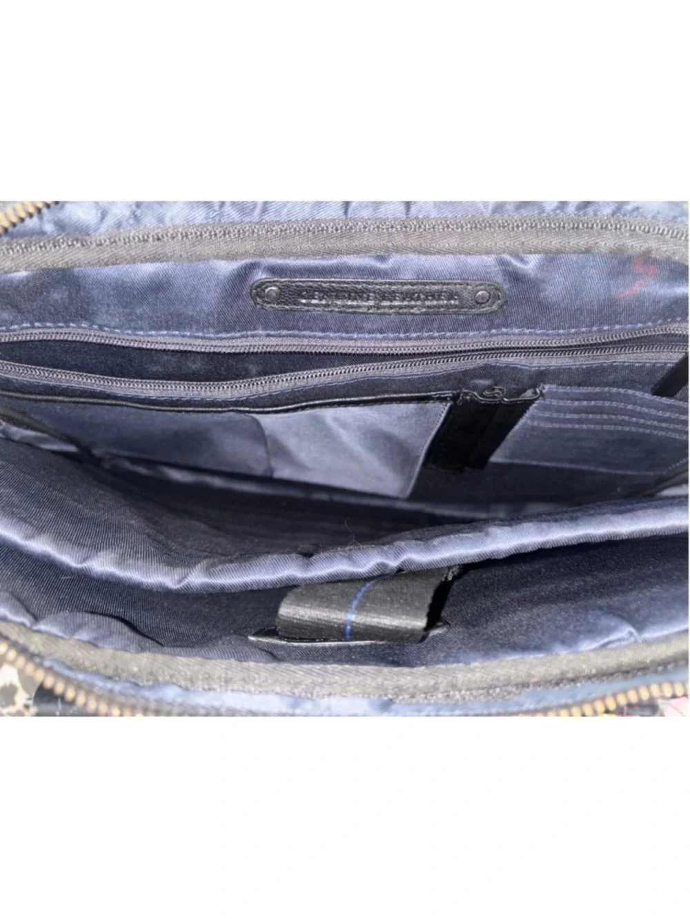 Robert Graham Quiet Luxury Mens Briefcase Laptop Messenger Bag in Black Leather